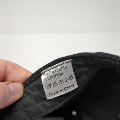 STIHL Outfitters Strapback Hat Black One Size Adjustable Embroidered 6 Panel