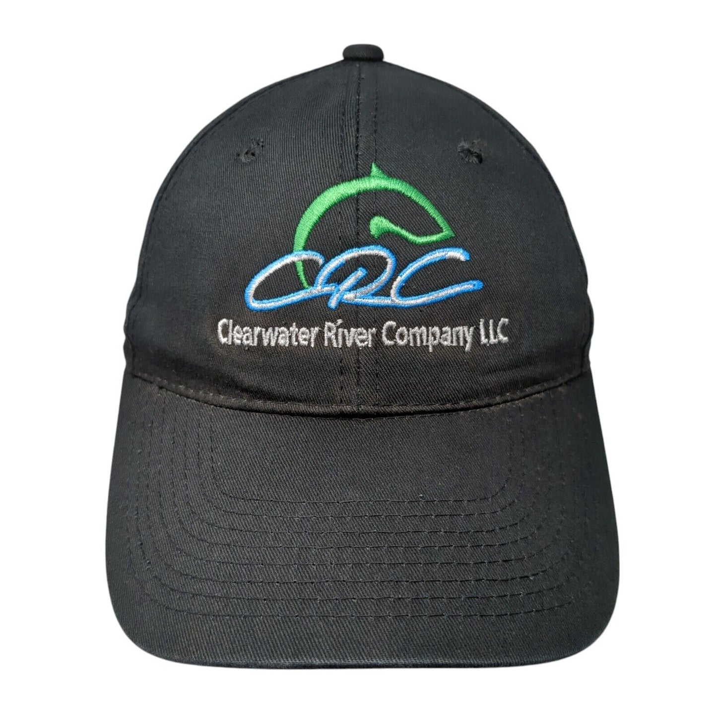 Clearwater River Company LLC Strapback Hat Black One Size Outdoor Cap