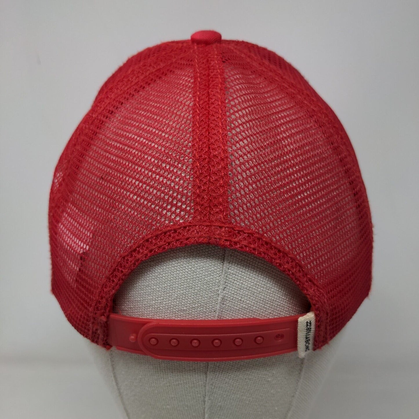 Billabong Beach Bummin' Around Snapback Trucker Hat Red One Size Mesh Back