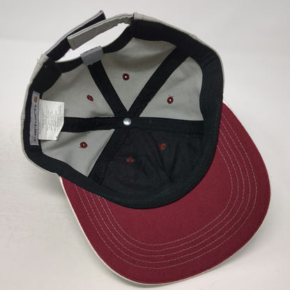 Carhartt Baseball Cap Gray One Size Strapback Trolley Heart Graphic Logo Hat
