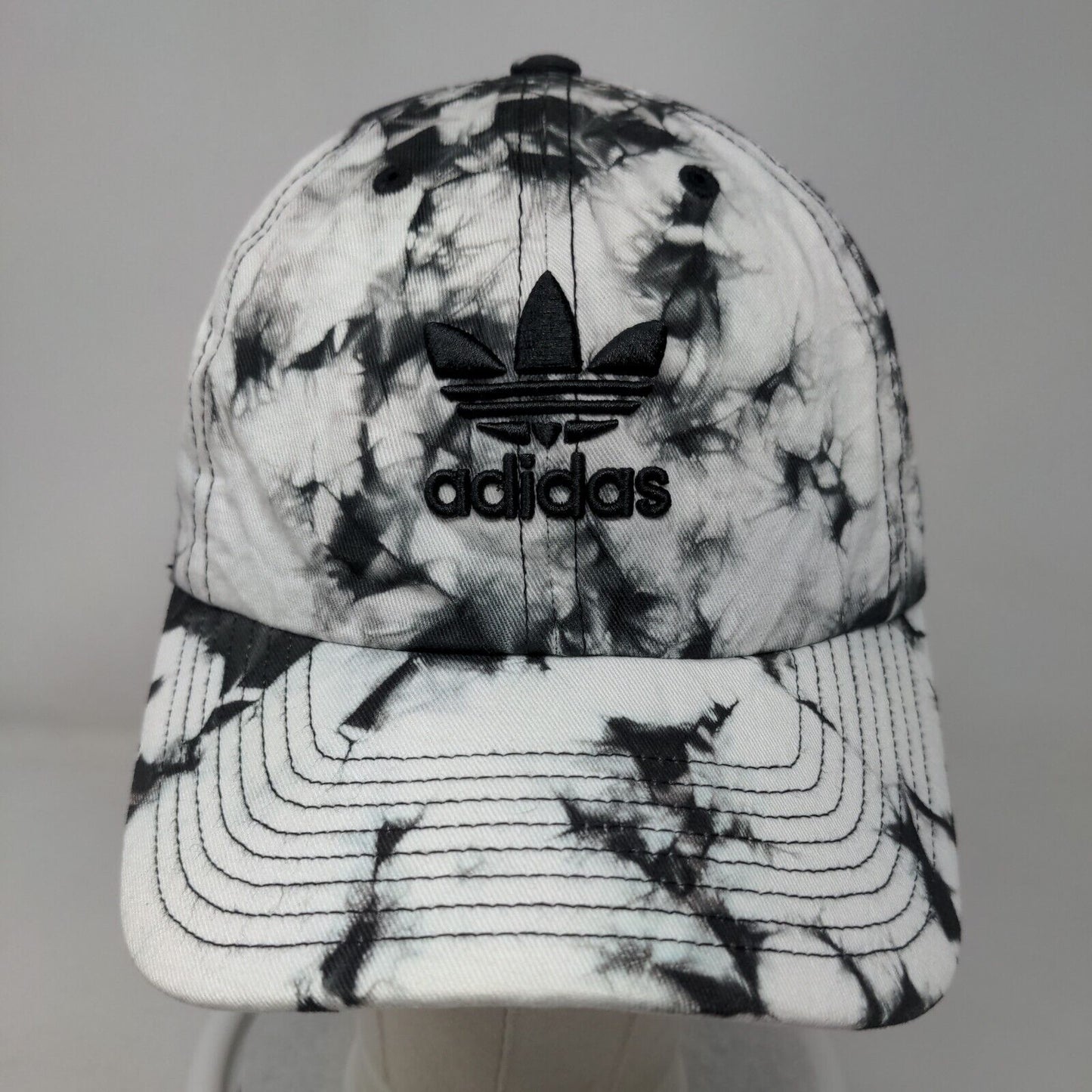 Adidas Trefoil 3 Stripes Slideback Hat Multi One Size Embroidered Tie Dye