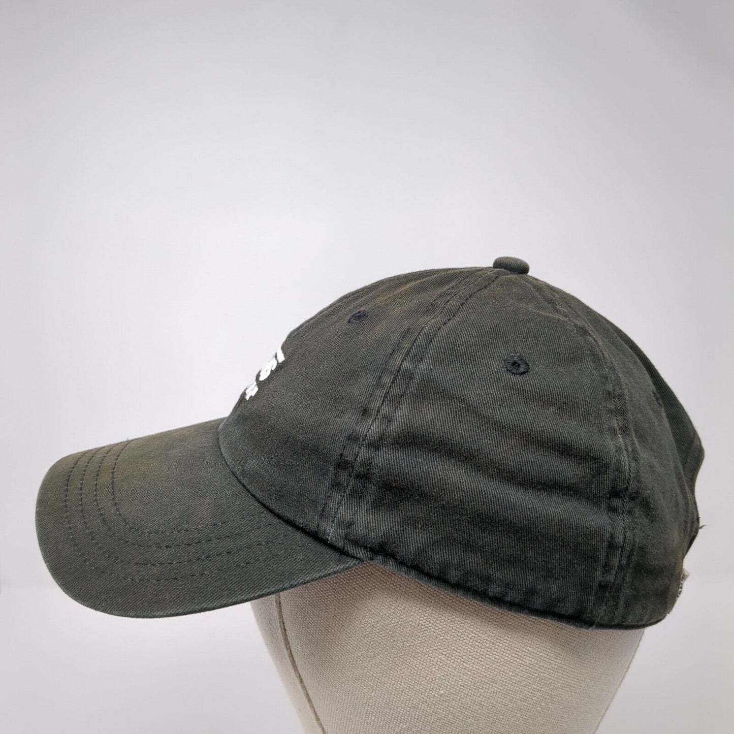 VANS Off The Wall Slideback Hat Black One Size Adjustable Embroidered 6 Panel