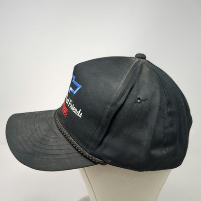 YoungAn 5 Panel Black Hat One Size Chevrolet Rope Snapback Friends Drive Fords