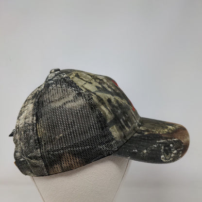 RK OIL LLC Strapback Mesh Back Trucker Hat Camo OSFM Embroidered