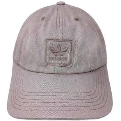 Adidas Baseball Cap Pink One Size Slideback Trefoil Logo Cotton Adjustable Hat