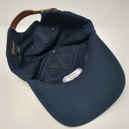 AppFolio Slideback Hat Blue One Size Leather Strap Port Authority
