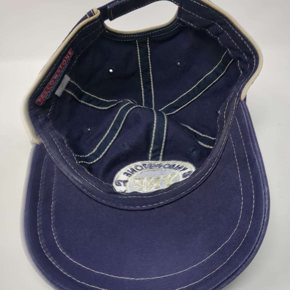Yellowstone General Stores Baseball Cap Purple One Size Contrast Stitch Hat