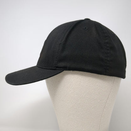 Hurley Baseball Cap Black M Flexfit Tonal Logo Curved Brim Stretch Fit Hat