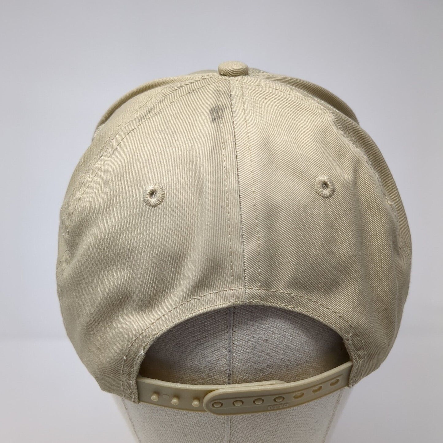 Lutesville Motor Co Ford Snapback Hat Tan OS Adjustable Vented Holes Otto