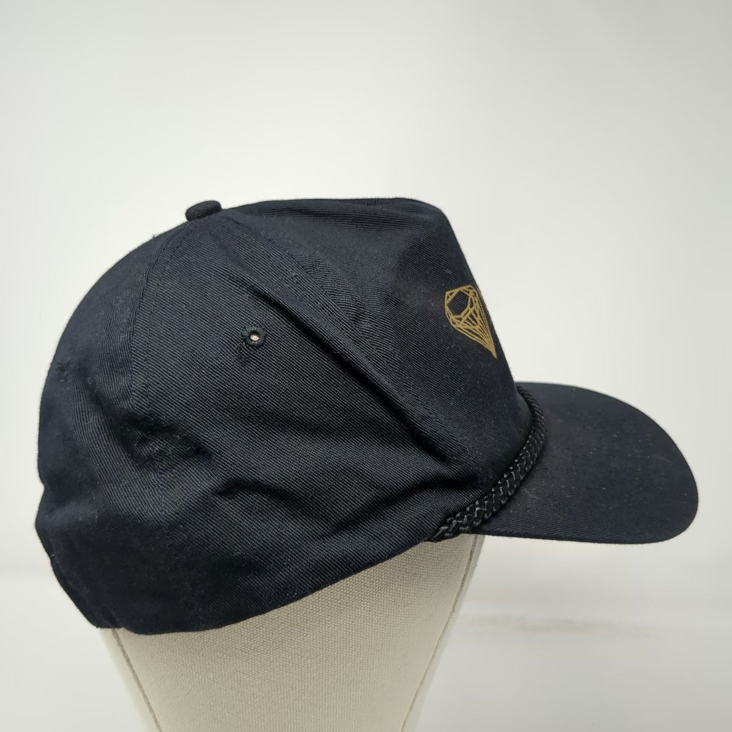 T. I. 5 Panel Black Hat One Size Snapback Rope The Alliance Allentown Detroit