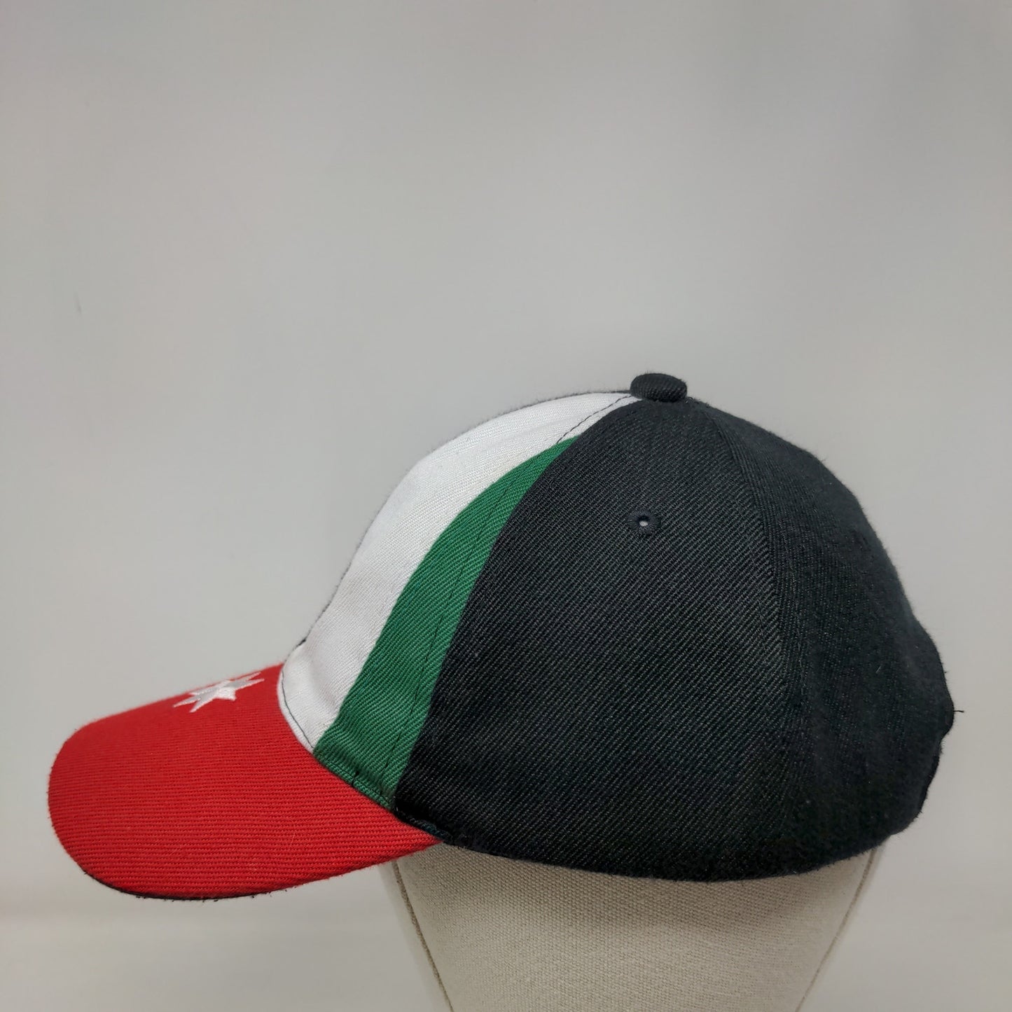 Flag of Jordan Jordanian Strapback Hat Multicolor OSFA 100% Acrylic Country