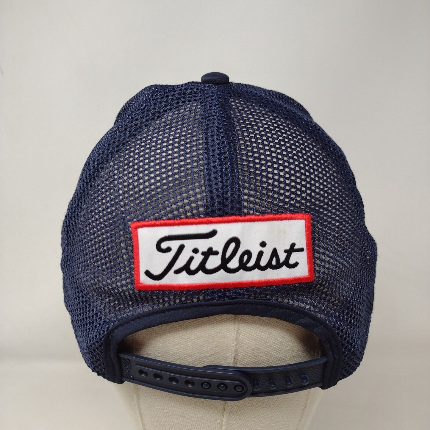 Titleist FJ Pro V1 Snapback Trucker Hat Blue One Size Embroidered 6 Panel