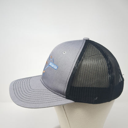 Carmel Aviation Trucker Hat Gray One Size Adjustable Mesh Back Port Authority