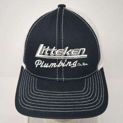 Litteken Plumbing Co., Inc. Strapback Trucker Hat Black One Size Adjustable