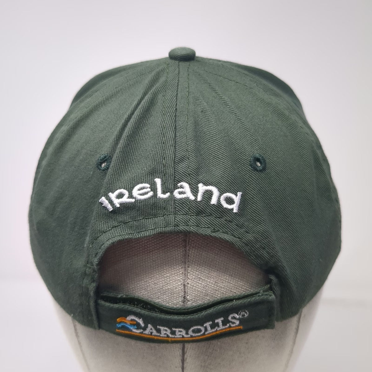 Carrolls Baseball Cap Green One Size Dublin Drinking Team Hat Bottle Opener