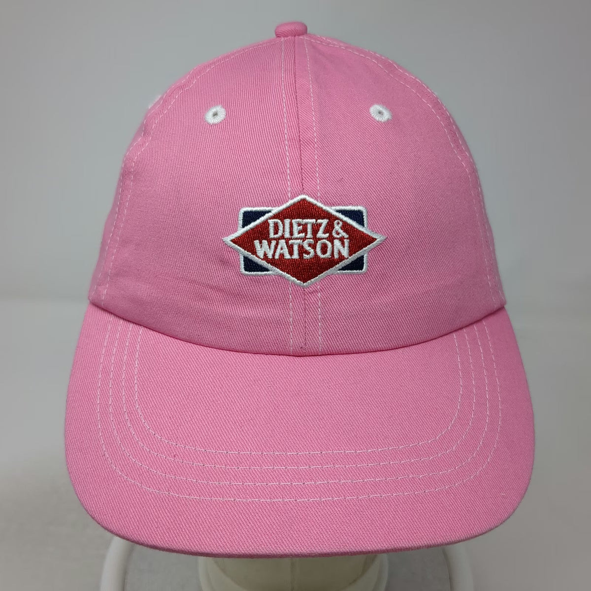 Dietz & Watson Baseball Cap Pink One Size Premium Meats Artisan Cheeses Hat