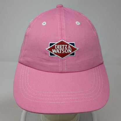 Dietz & Watson Baseball Cap Pink One Size Premium Meats Artisan Cheeses Hat