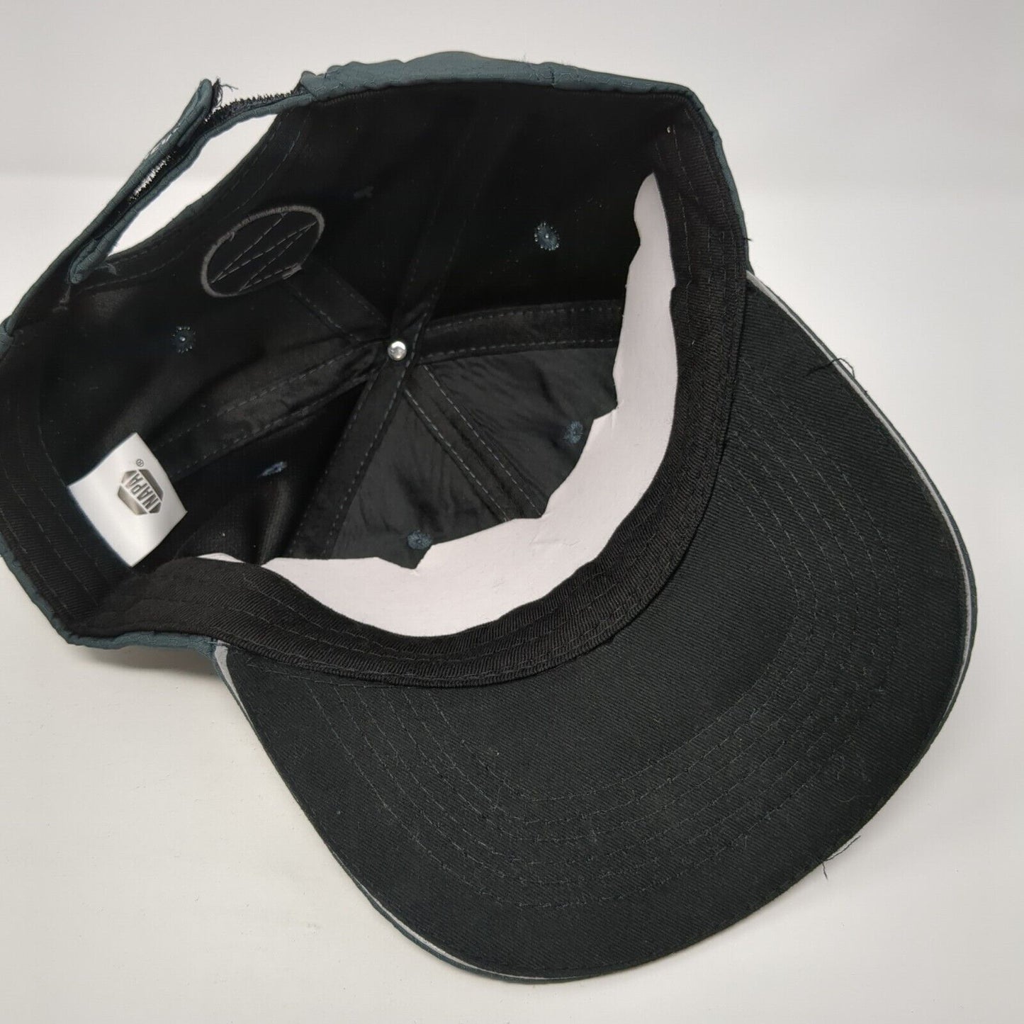 NAPA USA We Believe In Heroes Strapback Hat Gray OS Adjustable Embroidered