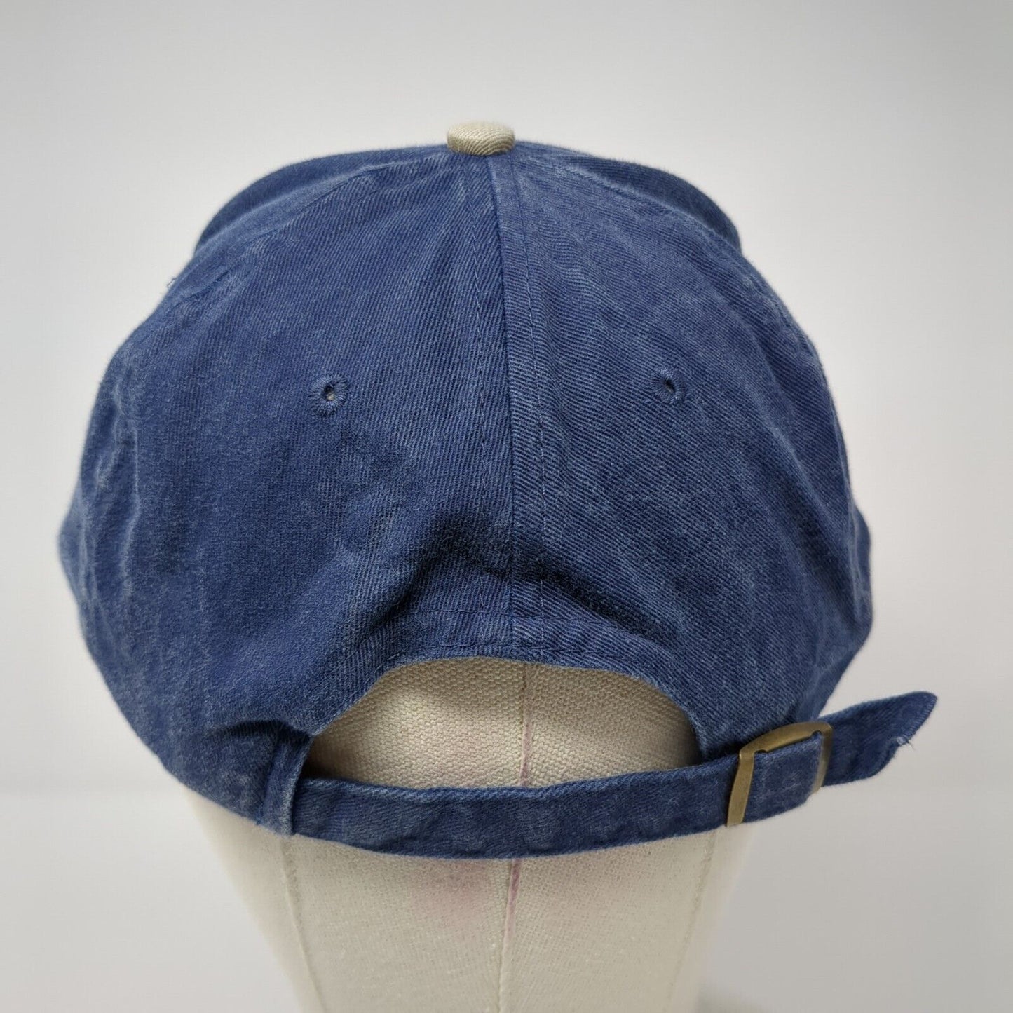 COMPUSA Golf Tournament Slideback Hat Blue One Size Colorblock KC Caps