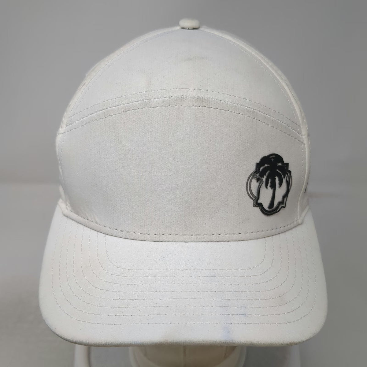 Pukka Snapback White One Size Palm Tree The Plantation Embroidery Polyester hat