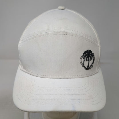 Pukka Snapback White One Size Palm Tree The Plantation Embroidery Polyester hat