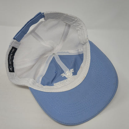 Wildy Family Farms Strapback Trucker Hat Blue OS Adjustable Mesh Outdoor Cap