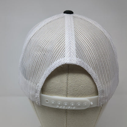 City of Trees Real Estate Snapback Trucker Hat Black One Size Mesh Back