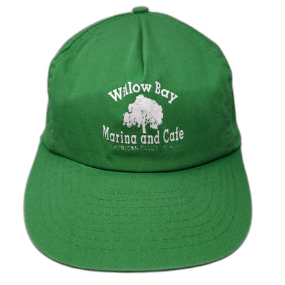 Willow Bay Marina Cafe American Falls Idaho Green One Size 5 Panel Snapback Hat