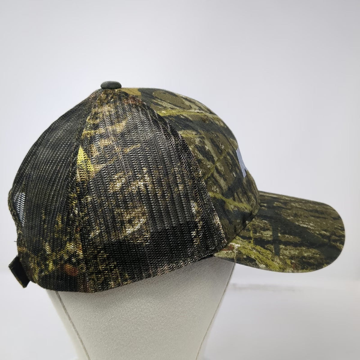 HitWear Baseball Cap Green One Size Camo Mesh Back Strapback Hat Anixter Logo