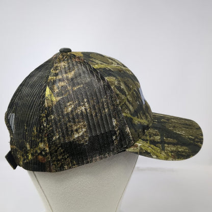 HitWear Baseball Cap Green One Size Camo Mesh Back Strapback Hat Anixter Logo