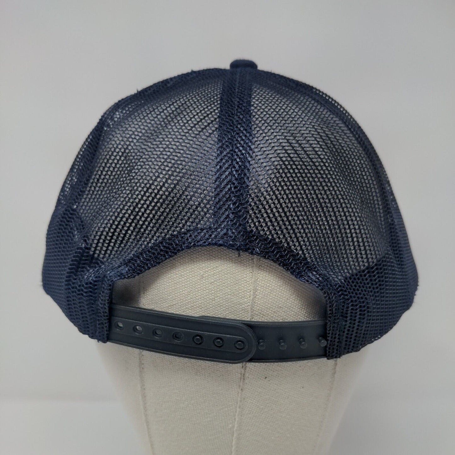 Ole Miss Rebels Snapback Trucker Hat Blue OSFA Adjustable Mesh Port Authority