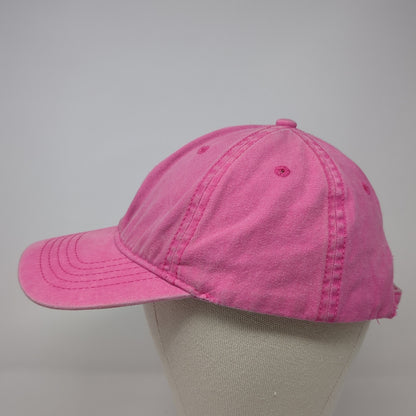 Unbranded Slideback Hat Solid Pink One Size Adjustable Blank Outdoor