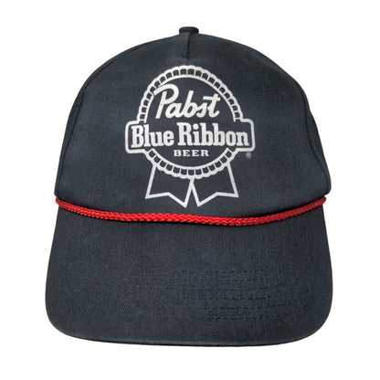 Pabst Blue Ribbon Beer Snapback Rope Hat Blue OSFM Solid Outdoor Cap