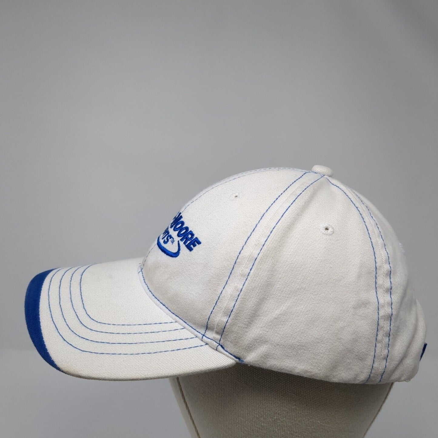 Kelly-Moore Paints Slideback Hat White One Size Adjustable Embroidered