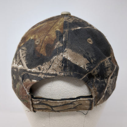 Realtree Strapback Hat Camouflage One Size Adjustable Vented Holes Signatures