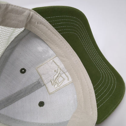 McCall Idaho Strapback Trucker Hat Green One Size Embroidered Logo