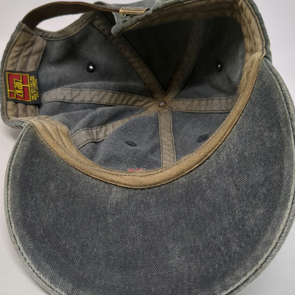 Zkapz Baseball Cap Gray One Size Telluride Snowsnakes Slideback Cotton Hat
