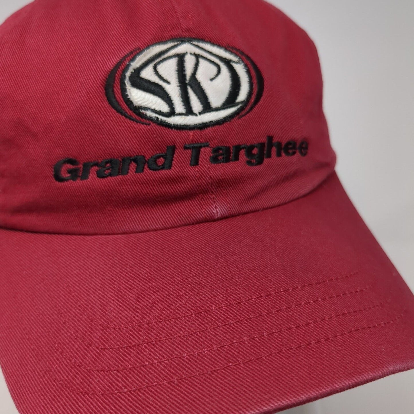 Grand Traghee Slideback Hat Red OS Adjustable Embroidered Alternative Headwear