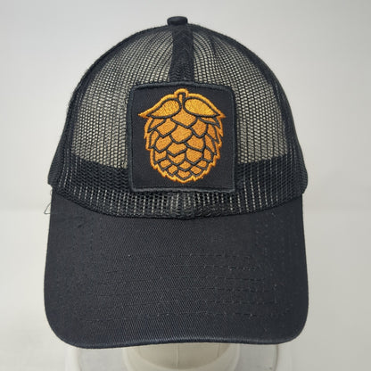Brewery Snapback Trucker Hat Black One Size Adjustable Embroidered Mesh Back