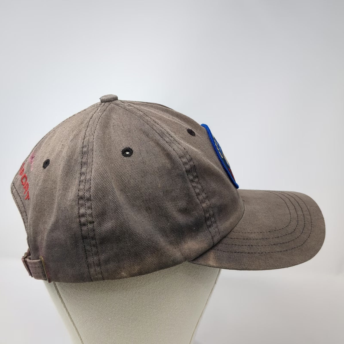 Polo Sport Ralph Lauren Baseball Cap Blue One Size Mountain Patch Slideback Hat