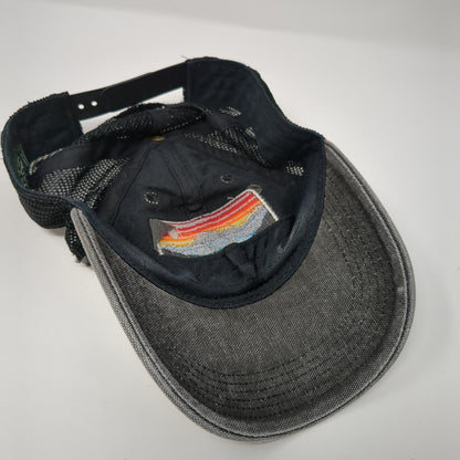Eagle Cap Snapback Trucker Hat Gray OS Adjustable Embroidered Mesh Back Legacy