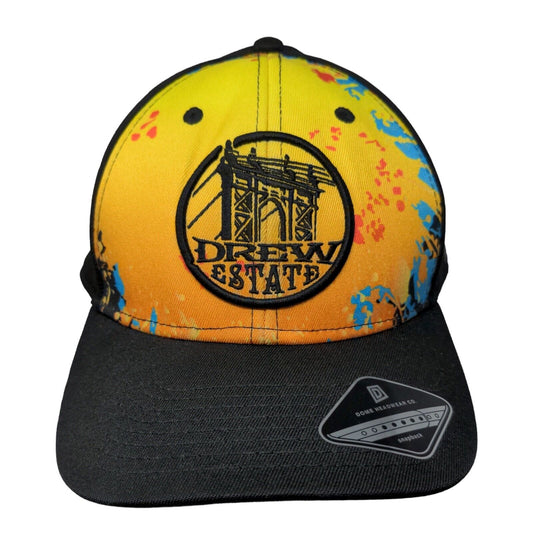 Drew Estate Snapback Hat Multicolor One Size Embroidered Dome Headwear