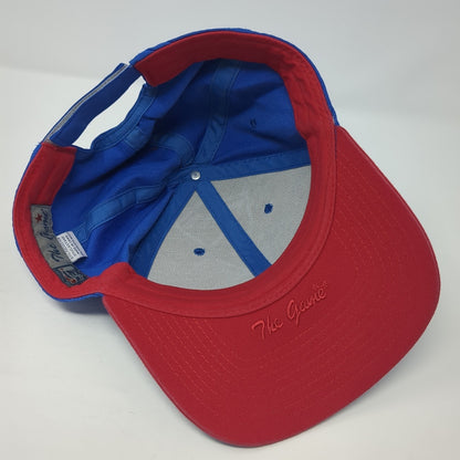 Powder Mountain Strapback Baseball Cap Blue One Size Adjustable The Game