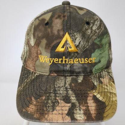 Outdoor Cap Weyerhaeuser Baseball Cap Green One Size Camo Strapback Simsboro EWP