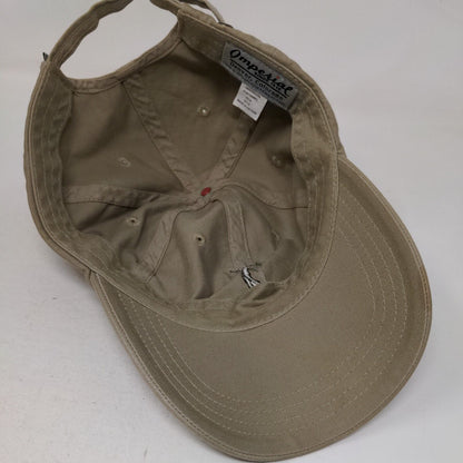 The Tartan Slideback Hat Tan One Size Adjustable Embroidered 6 Panel Imperial
