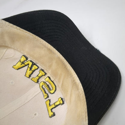 OTTO Snapback White Black Hat One Size MIST Marsing Idaho Speedboat Graphic Logo