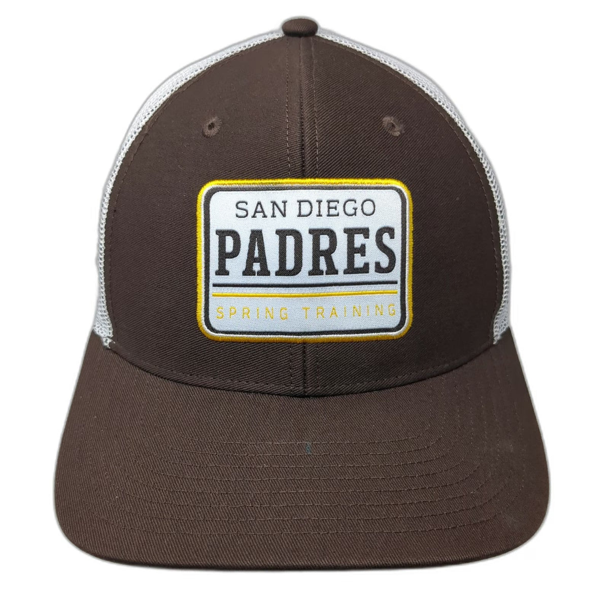 47 Brand San Diego Padres MLB Trucker Hat Brown One Size Spring Training Mesh