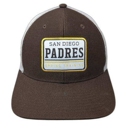 47 Brand San Diego Padres MLB Trucker Hat Brown One Size Spring Training Mesh