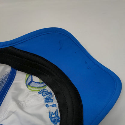 Mater 2014 Strapback Hat White OSFA Adjustable Embroidered Breathable Hit Wear