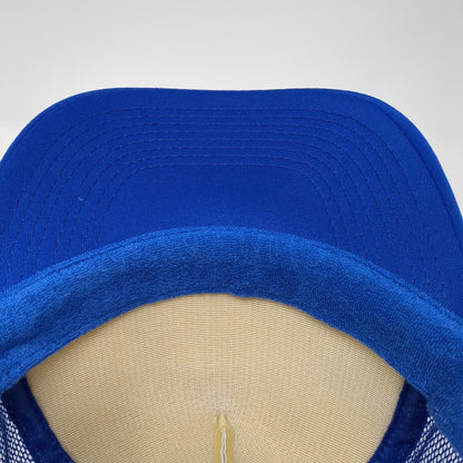 Chica Surf Adventures Costa Rica Hawaii Panama Snapback Trucker Hat Blue OS Mesh